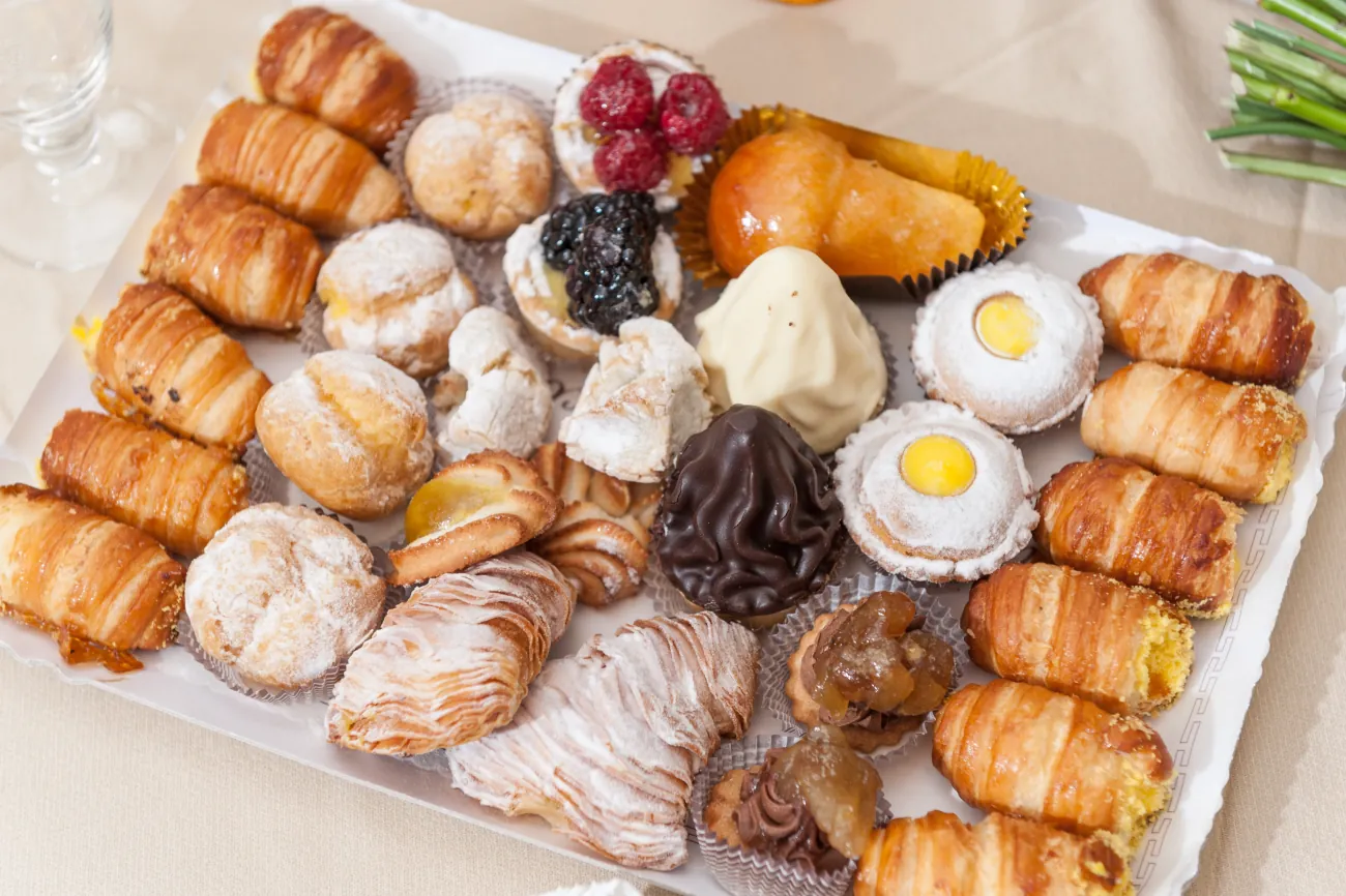 Safata de mini-pastissos assortits de La Pasti